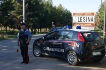 I carabinieri della stazione di Lesina